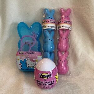 Hello Kitty Peeps ~ NTW ~ Plush Activity Set Treat Containers ~ Sanrio